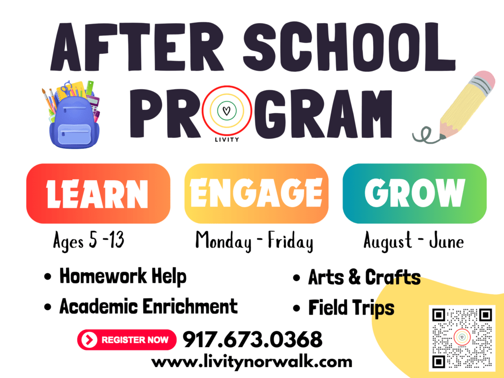 Livity 2024 – 2025 Afterschool flyer